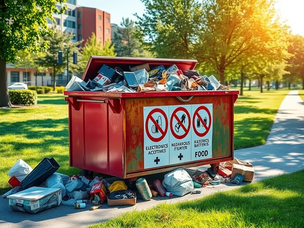 Essential Guide to Prohibited Dumpster Items: What You Can't Toss